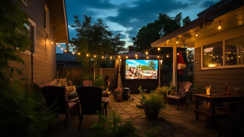outdoor tv screen