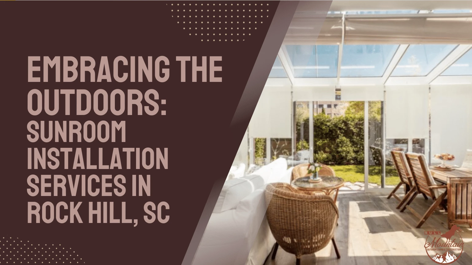 Embracing the Outdoors Sunroom Installation Services in Rock Hill, SC